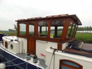 Dutch Barge Wheelhouse