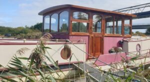 Dutch Barge Wheelhouse